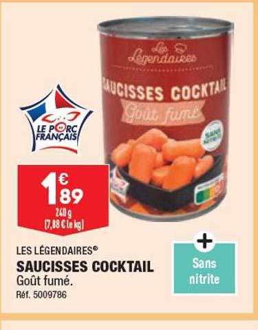 Les Légendaires Saucisses Cocktail