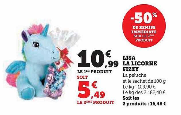 lisa la licorne fizzy