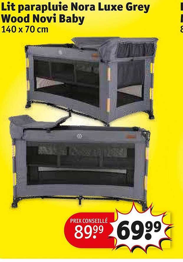 lit parapluie nora luxe grey wood novi baby