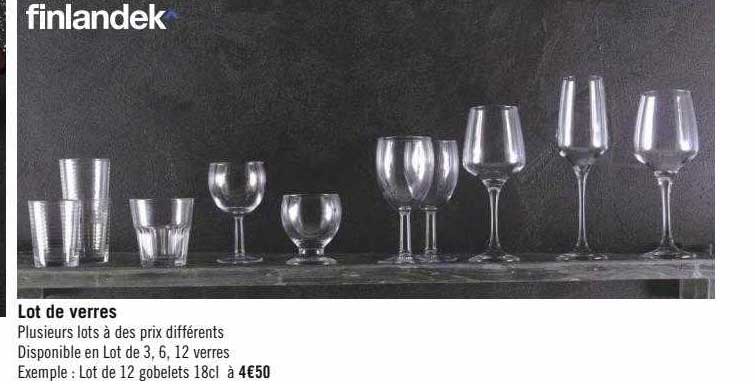 Lot De Verres Finlandek