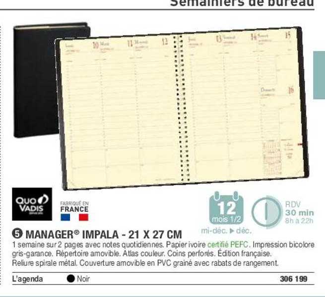 manager impala 21 x 27 cm quo vadis