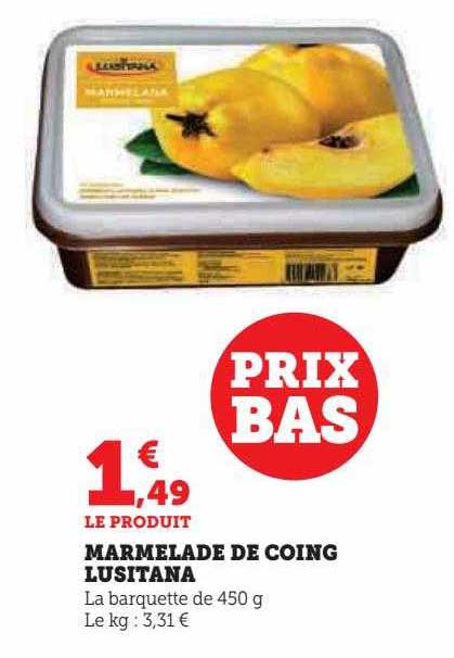 marmelade de coing lusitana