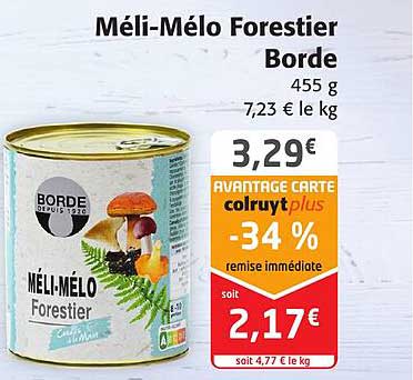 méli-mélo forestier borde