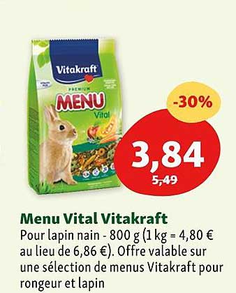 Menu Vital Vitakraft