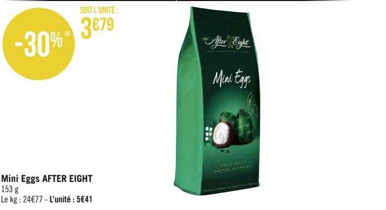 mini eggs after eight