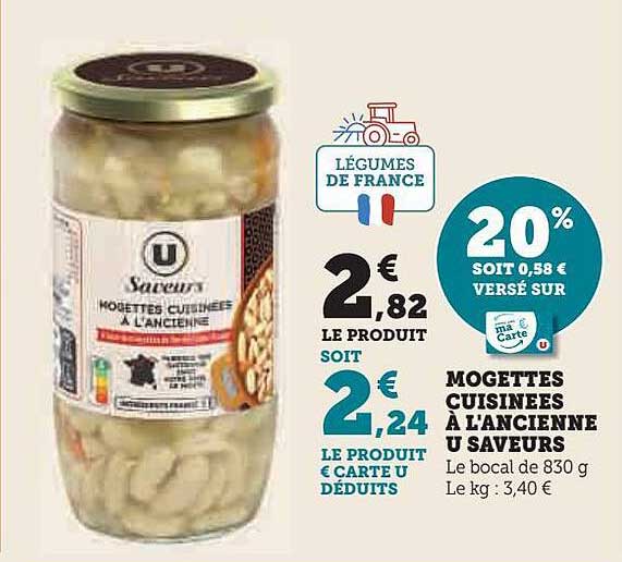 mogettes cuisinées à l'ancienne u saveurs