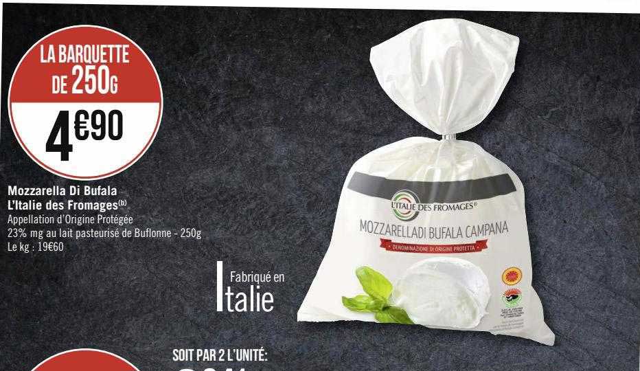 mozzarella di bufala l'italie des fromages