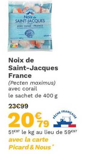 noix de saint-jacques france