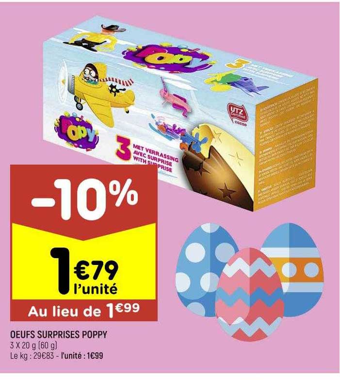 oeufs surprise poppy