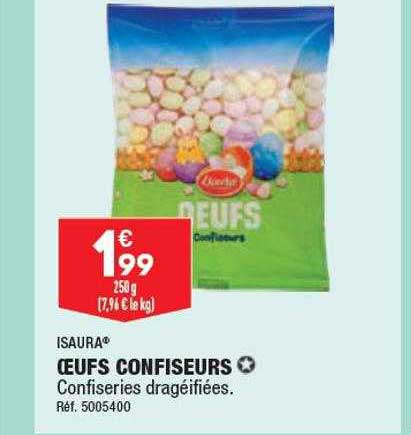 œufs confiseurs isaura