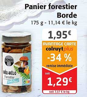 panier forestier borde