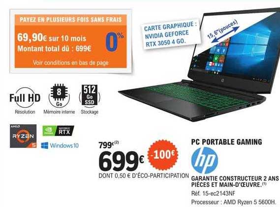 Pc Portable Gaming Hp