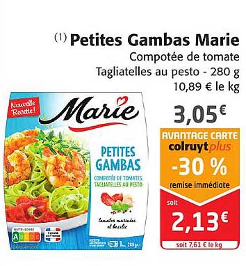 petites gambas marie