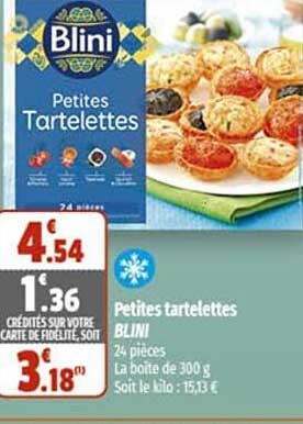 petites tartelettes blini