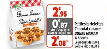 petites tartelettes chocolat caramel bonne mamn