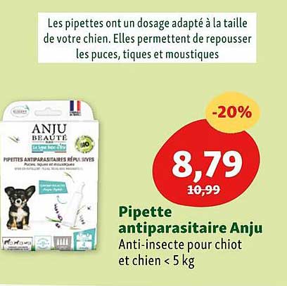 pipette antiparasitaire anju