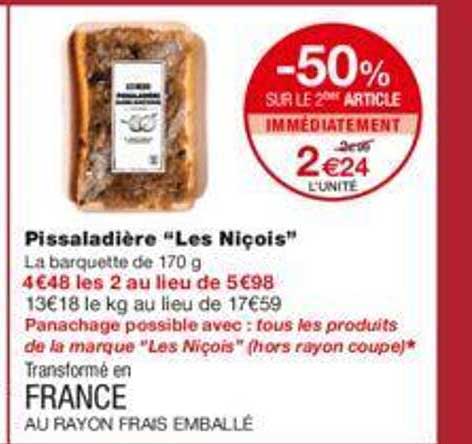 pissaladière "les niçois"
