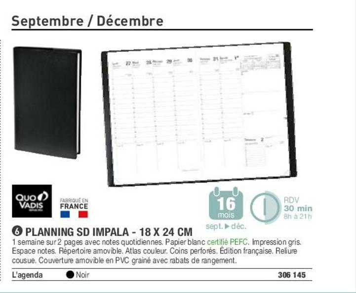 planning sd impala 18 x 24 cm quo vadis