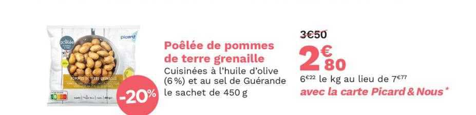 Poêlée De Pommes De Terre Grenaille