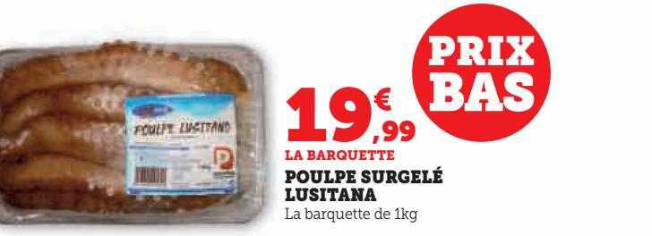 poulpe surgelé lusitana