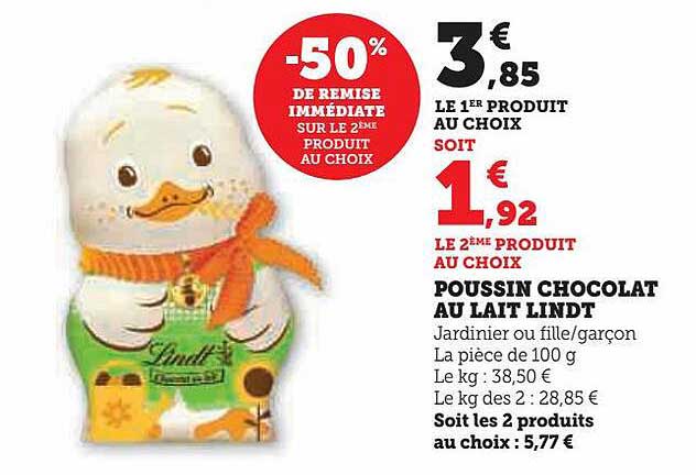 Poussin Chocolat Au Lait Lindt