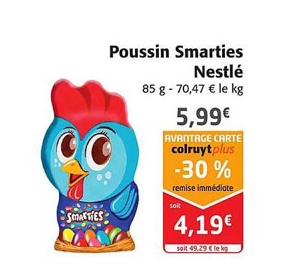 poussin smarties nestlé