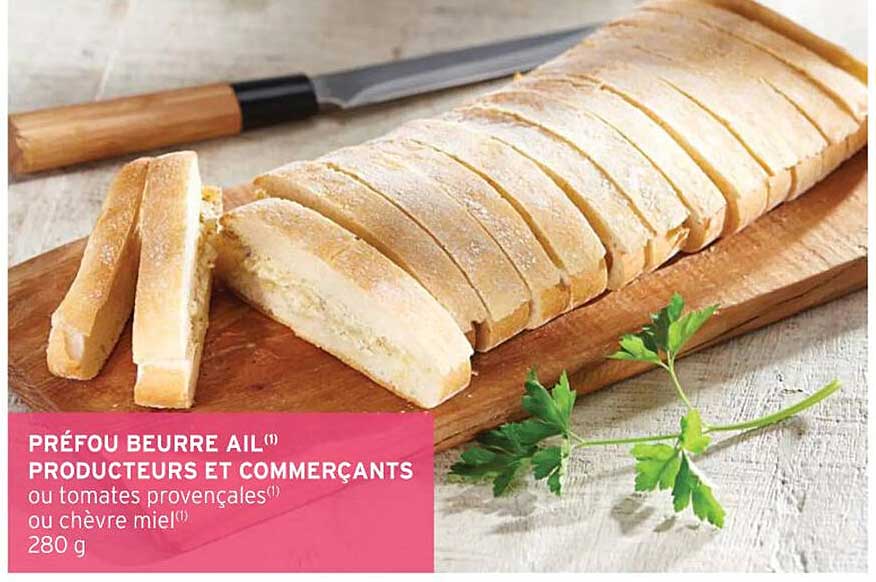 préfou beurre ail producteurs et commerçants