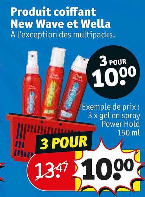 produit coiffant new wave et wella