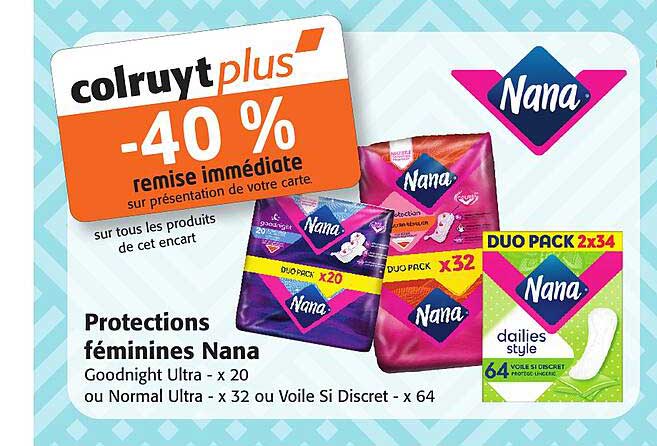 protections féminines nana