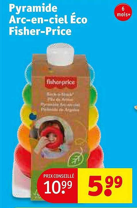 pyramide arc-en-ciel éco fisher-price