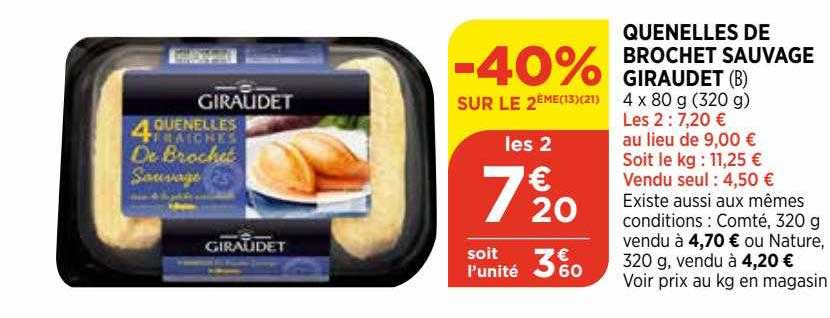 Quenelles De Brochet Sauvage Giraudet