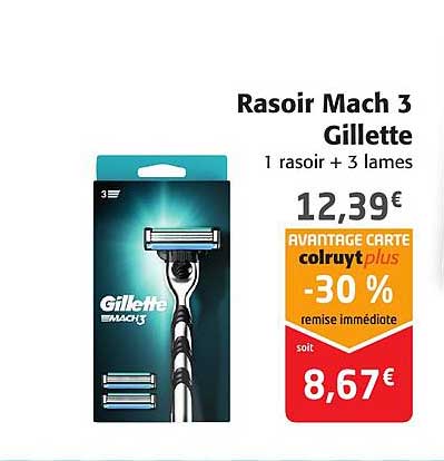 rasoir mach 3 gillette