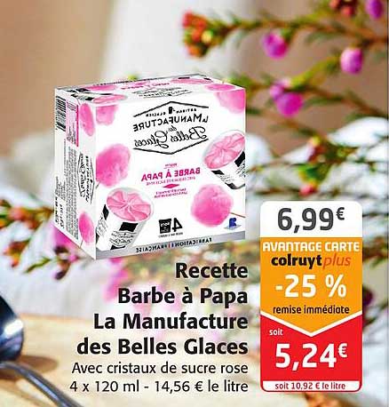 recette barbe à papa la manufacture des belles glaces