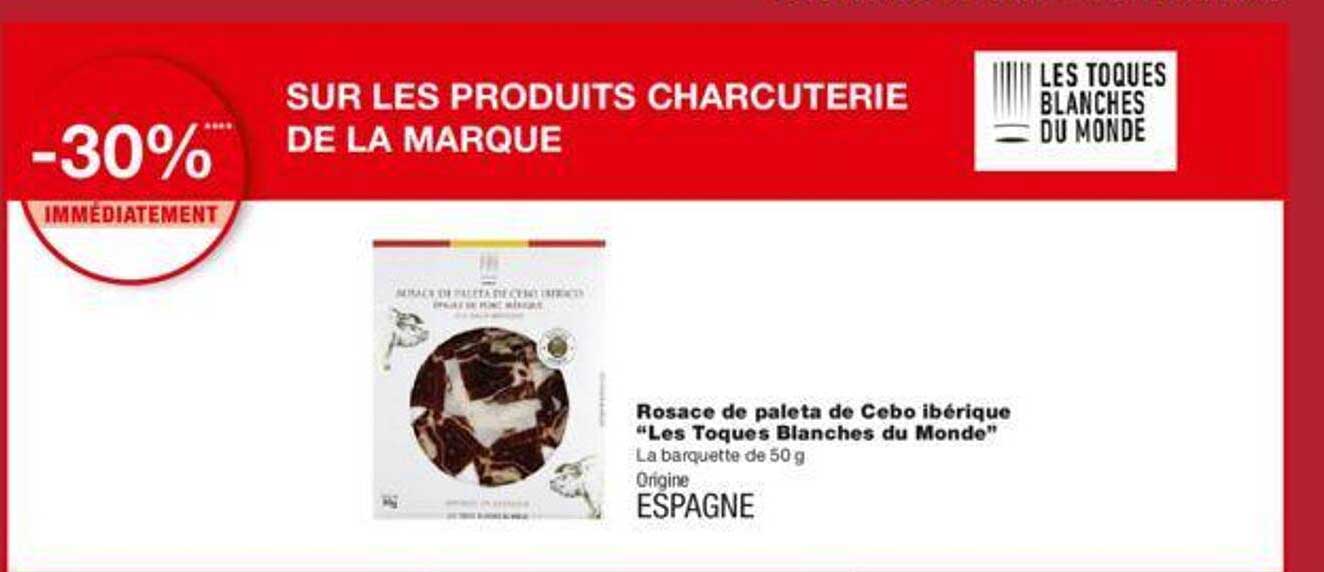 rosage de paleta de cebo ibérique "les toques blanches du monde"