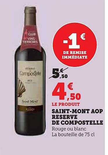 saint-mont aop reserve de compostelle