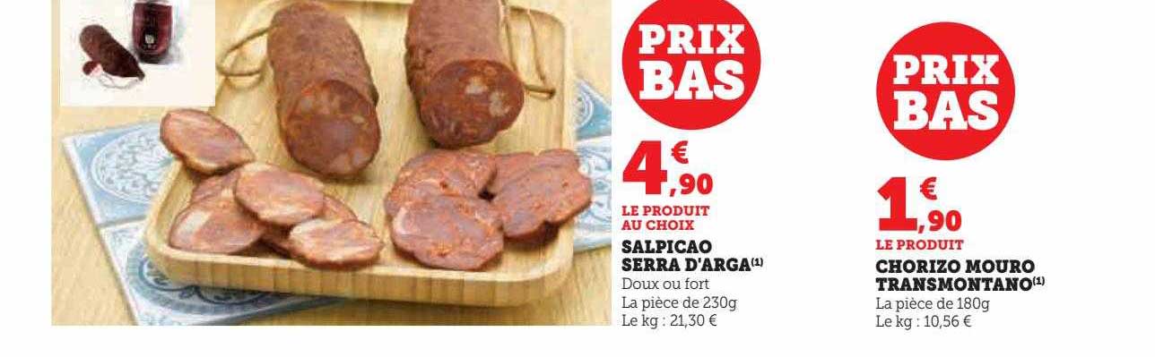 salpicao serra d'arga, chorizo mouro transmontano