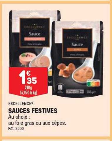 sauces festives excellence