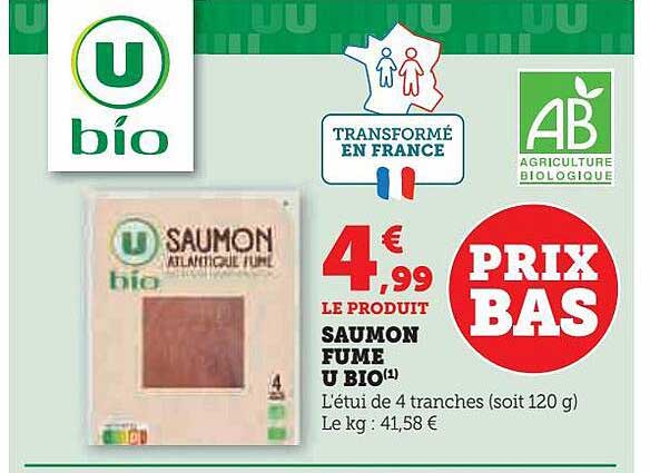 Saumon Fumé U Bio