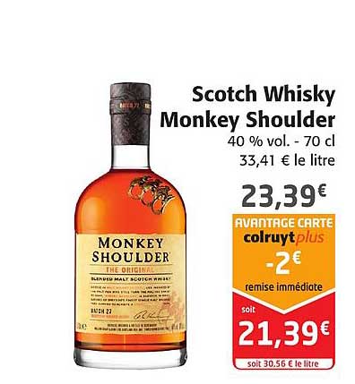 scotch whisky monkey shoulder