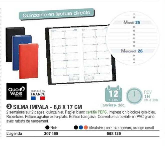 silma impala - 8.8 x 17 cm quo vadis