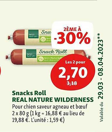 snacks roll real nature wilderness