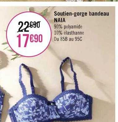 soutien-gorge bandeau naia