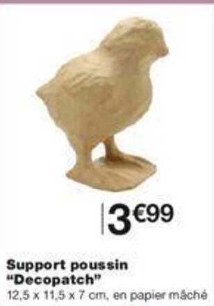 support poussin "decopatch"