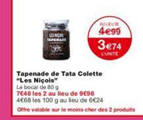 tapenade de tata colette "les niçois"