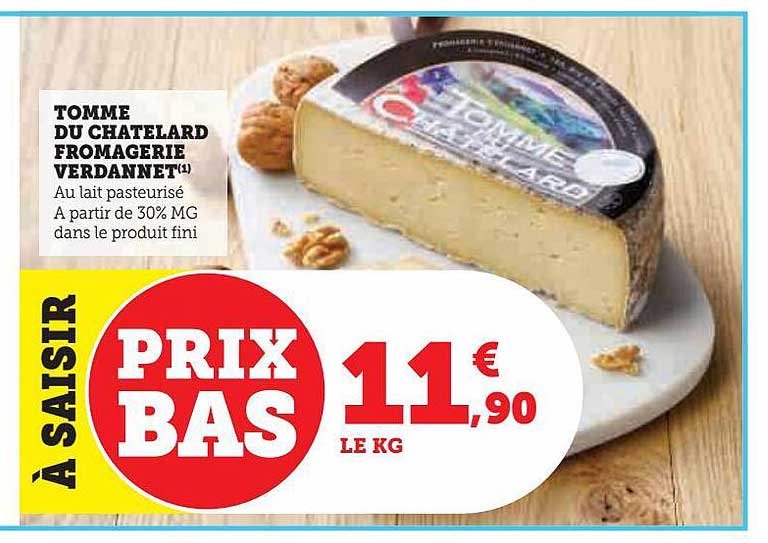 tomme de chatelard fromagerie verdannet