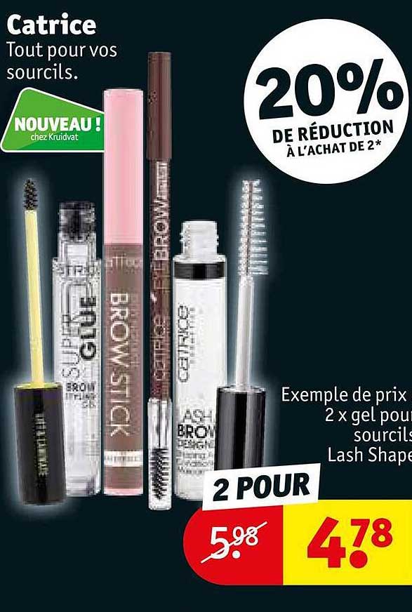 tou pour vos sourcils catrice