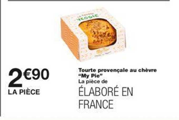 tourte provençale au chèvre "my pie"