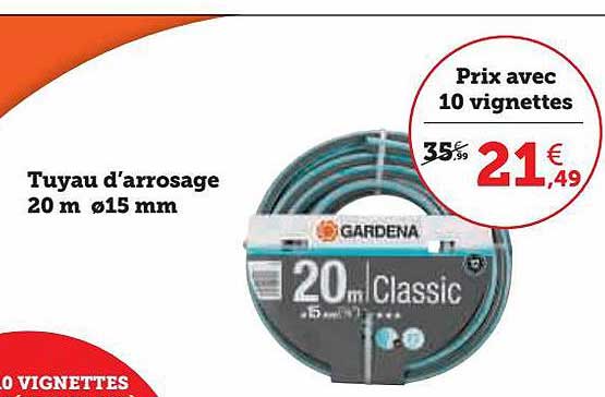 tuyau d'arrosage 20 m ø15mm