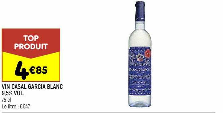 vin casal garcia blanc 9.5% vol