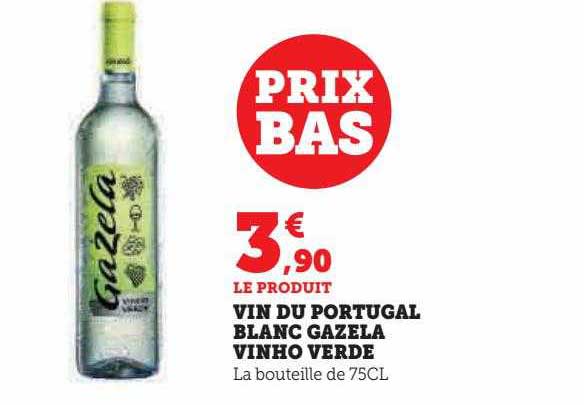 vin du portugal blanc gazela vinho verde